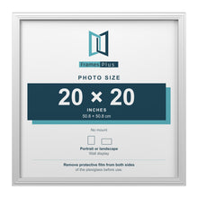 Devon White picture frame for a 20 x 20 inch photo