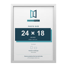 Devon White picture frame for a 24 x 18 inch photo