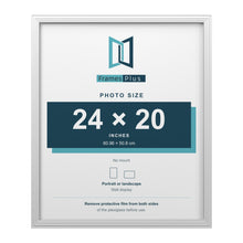 Devon White picture frame for a 24 x 20 inch photo