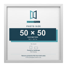 Devon White picture frame for a 50 x 50 cm photo
