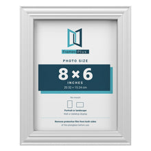 Devon White picture frame for an 8 x 6 inch photo