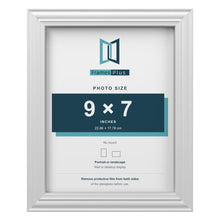 Devon White picture frame for a 9 x 7 inch photo