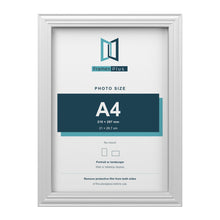 Devon White picture frame for an A4 photo