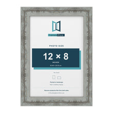 Exmouth Distressed Blue picture frame for a 203 x 305 mm photo