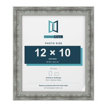 Exmouth Distressed Blue picture frame for a 254 x 305 mm photo