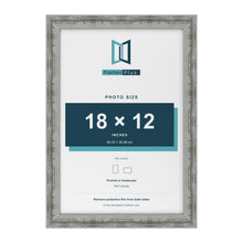 Exmouth Distressed Blue picture frame for a 305 x 457 mm photo