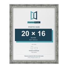 Exmouth Distressed Blue picture frame for a 406 x 508 mm photo