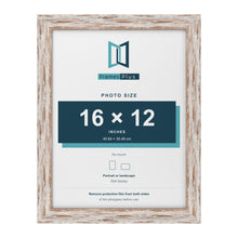 Exmouth Walnut Distressed picture frame for a 16 x 12 inch photo