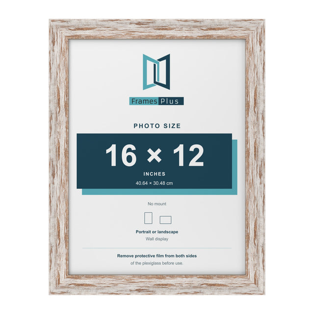 Exmouth Walnut Distressed 16 × 12 Frame