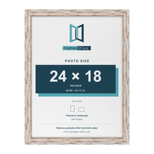 Exmouth Walnut Distressed picture frame for a 24 x 18 inch photo