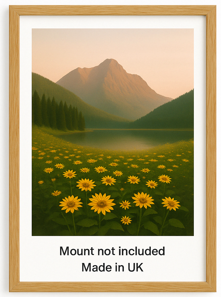 Slim Range Oak Picture, Photo & Poster Frame