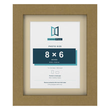 Gold 10 x 8 inch picture frame with an ivory mount for an 8 x 6 inch photo