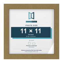 Gold picture frame for a 11 x 11 inch photo