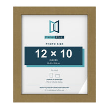 Gold picture frame for a 12 x 10 inch photo
