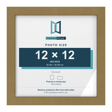 Gold picture frame for a 12 x 12 inch photo