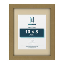 Gold 14 x 11 inch picture frame with an ivory mount for a 10 x 8 inch photo