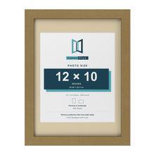 Gold 16 x 12 inch picture frame with an ivory mount for a 12 x 10 inch photo