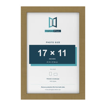 Gold picture frame for a 17 x 11 inch photo