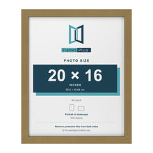 Gold picture frame for a 20 x 16 inch photo