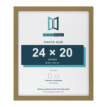 Gold picture frame for a 24 x 20 inch photo