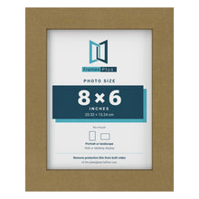 Gold picture frame for a 8 x 6 inch photo