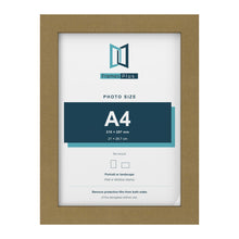 Gold picture frame for an A4 photo