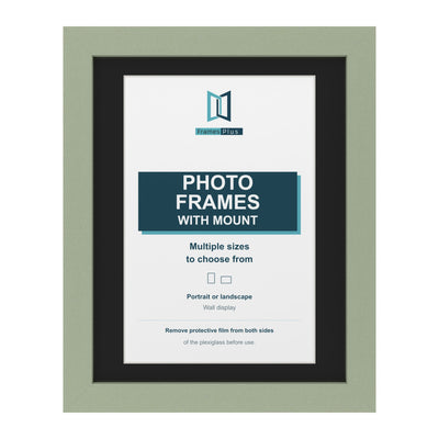 Classic Range Green Picture, Photo & Poster Frame with Black Mount