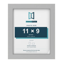Light Grey picture frame for a 11 x 9 inch photo