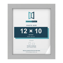 Light Grey picture frame for a 12 x 10 inch photo