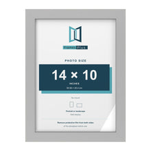 Light Grey picture frame for a 14 x 10 inch photo