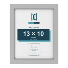 Light Grey 14 x 11 inch picture frame with a white mount for a 13 x 10 inch photo