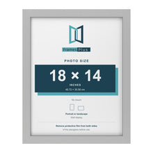 Light Grey picture frame for a 18 x 14 inch photo