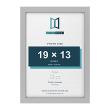 Light Grey picture frame for a 19 x 13 inch photo