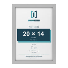 Light Grey picture frame for a 20 x 14 inch photo