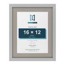 Light Grey 20 x 16 inch picture frame with a Dawn Grey mount for a 16 x 12 inch photo