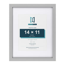 Light Grey 20 x 16 inch picture frame with a white mount for a 14 x 11 inch photo