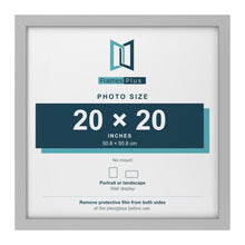 Light Grey picture frame for a 20 x 20 inch photo