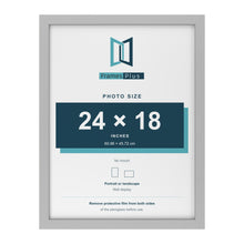Light Grey picture frame for a 24 x 18 inch photo