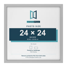 Light Grey picture frame for a 24 x 24 inch photo
