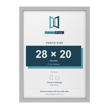 Light Grey picture frame for a 28 x 20 inch photo