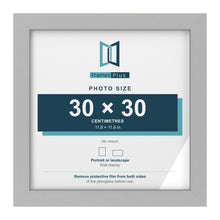 Light Grey picture frame for a 30 x 30 cm photo