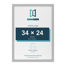 Light Grey picture frame for a 34 x 24 inch photo