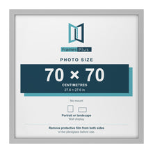 Light Grey picture frame for a 70 x 70 cm photo