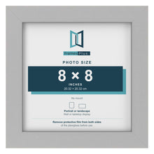 Light Grey picture frame for a 8 x 8 inch photo