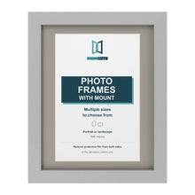 Light Grey picture frame with a Dawn Grey mount