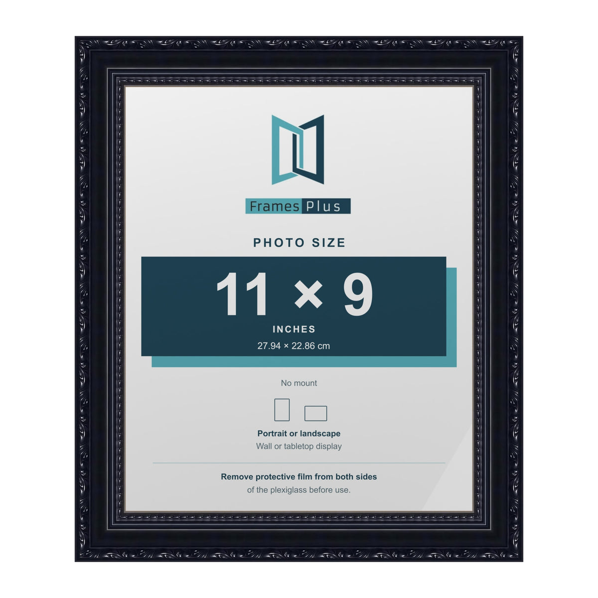Louis Black picture frame for an 11 x 9 inch photo