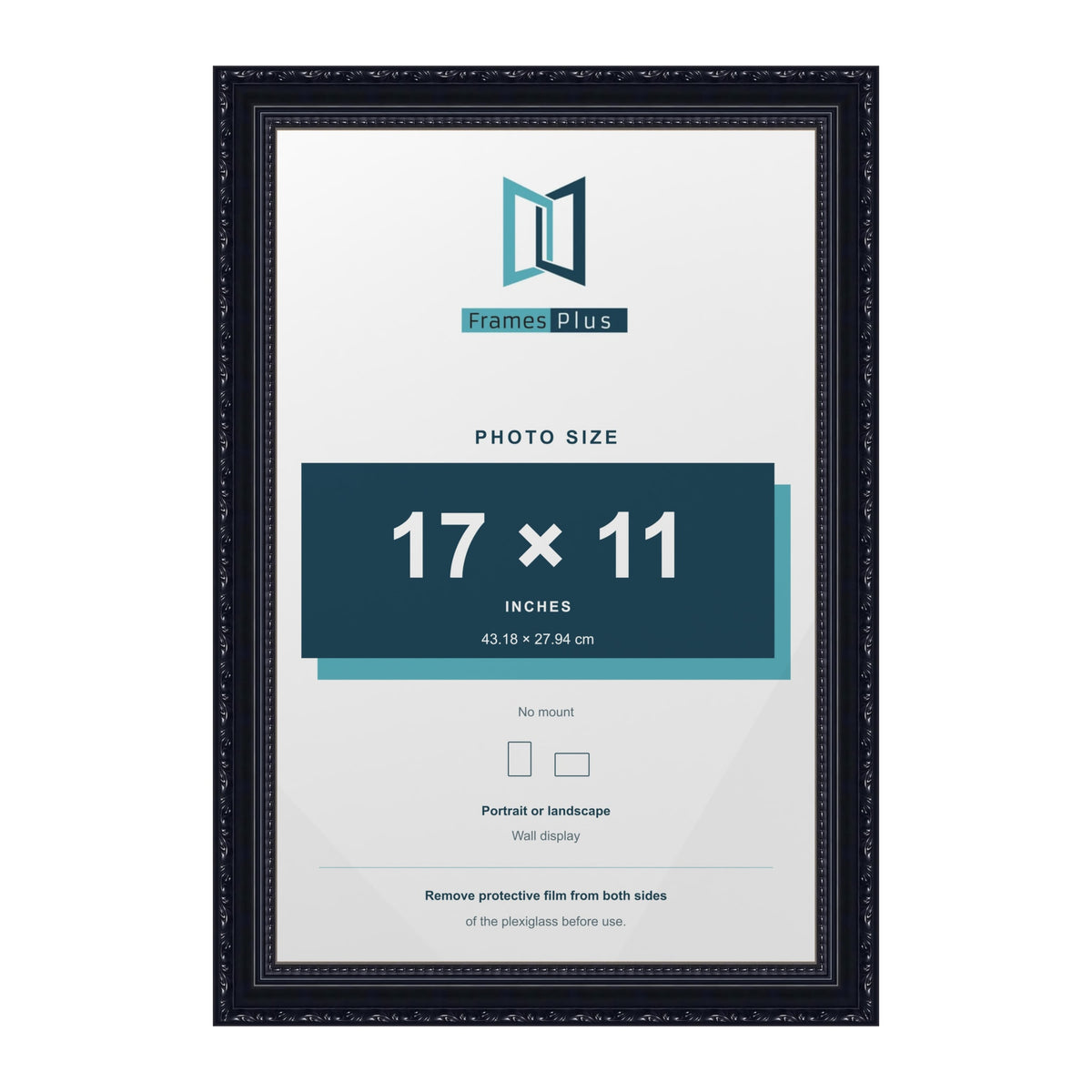 Louis Black picture frame for a 17 x 11 inch photo