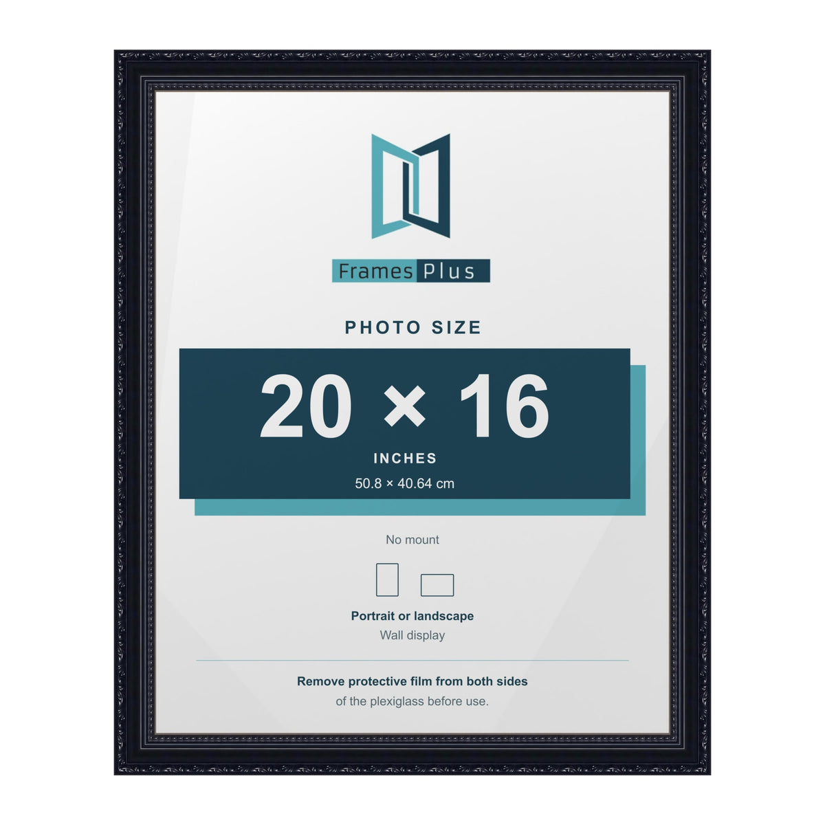 Louis Black picture frame for a 20 x 16 inch photo