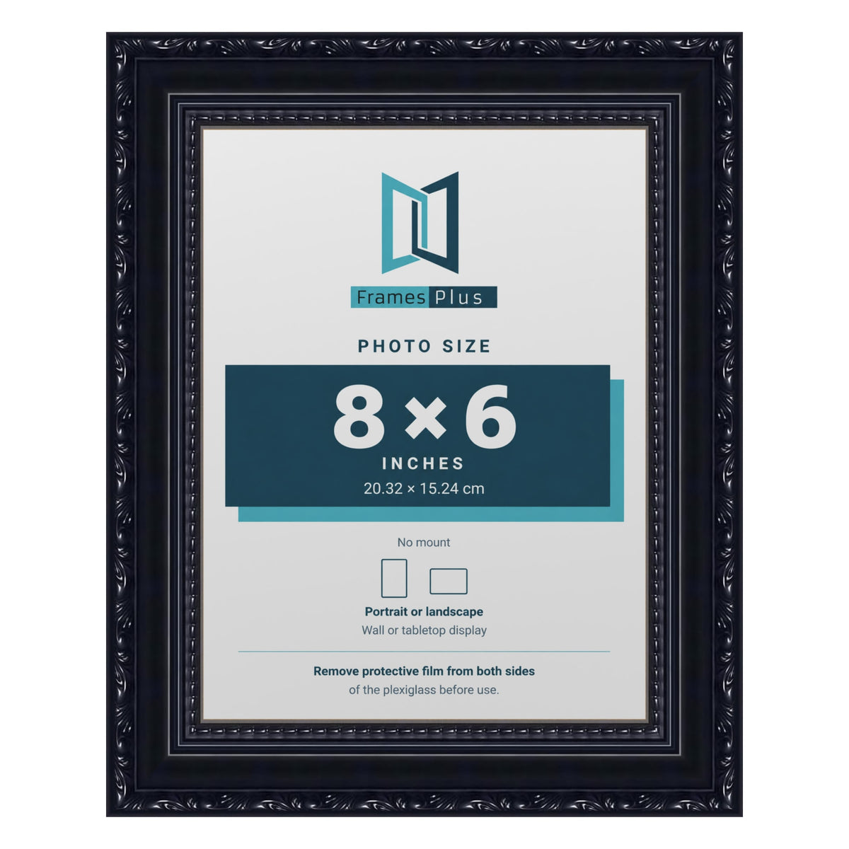 Louis Black picture frame for an 8 x 6 inch photo