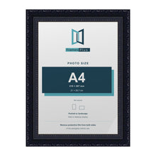 Louis Black picture frame for an A4 photo